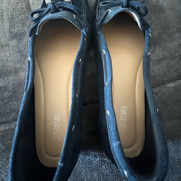 Michael Kors Navy Blue Loafers - Picture 3 of 6